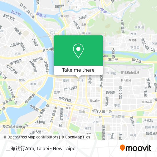 上海銀行Atm map