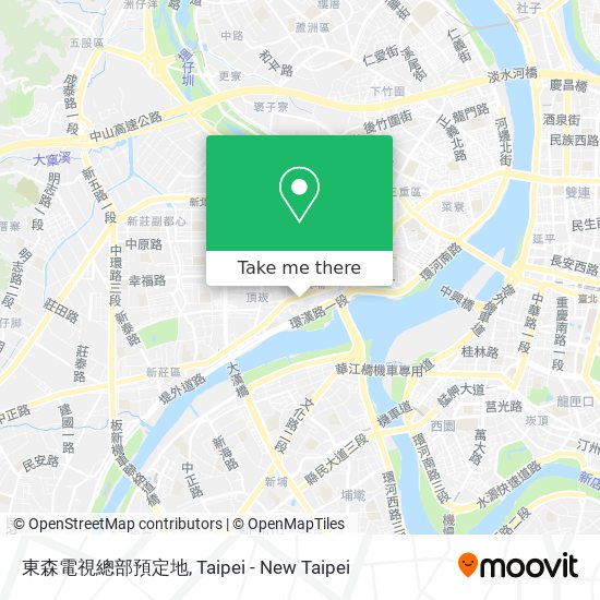 東森電視總部預定地 map