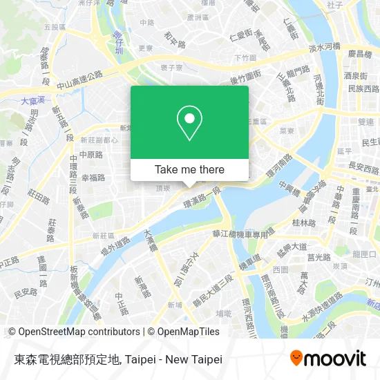 東森電視總部預定地地圖