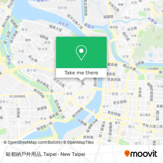 歐都納戶外用品 map