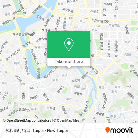 永和勵行街口 map