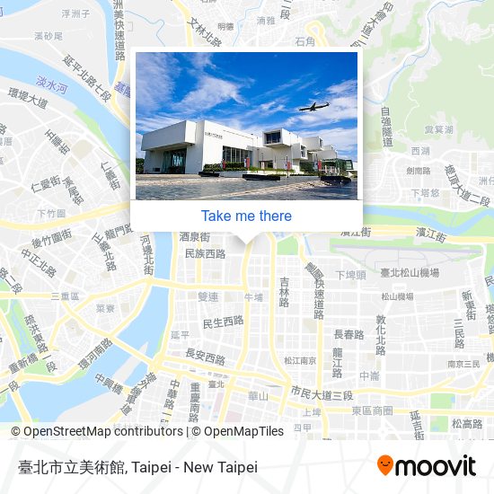 臺北市立美術館 map