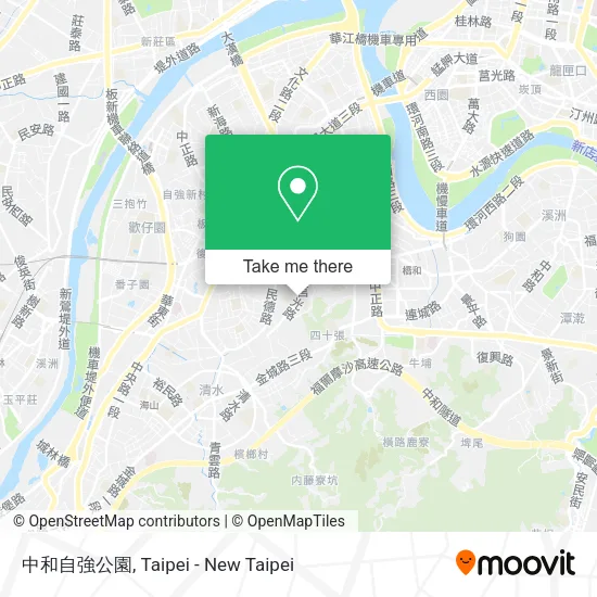 中和自強公園地圖
