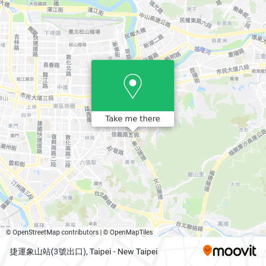 捷運象山站(3號出口) map