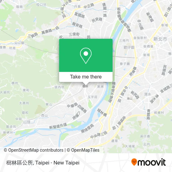 樹林區公所地圖