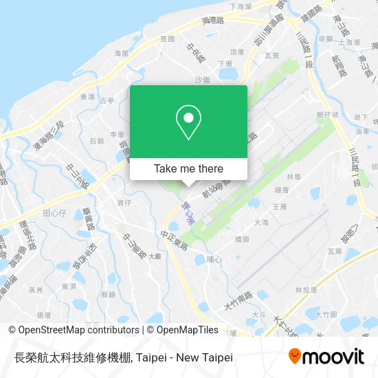長榮航太科技維修機棚地圖