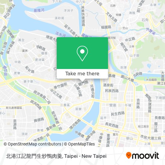 北港江記龍門生炒鴨肉羹 map