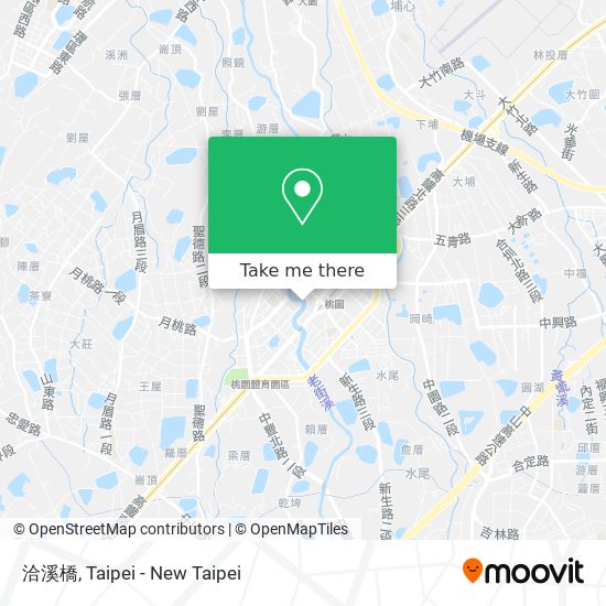 洽溪橋地圖