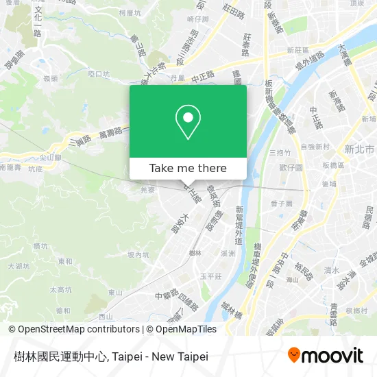 樹林國民運動中心 map