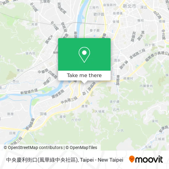 中央慶利街口(風華綠中央社區)地圖