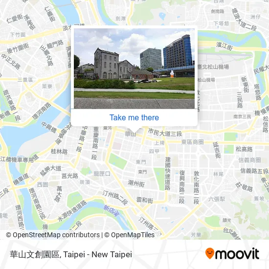 華山文創園區地圖