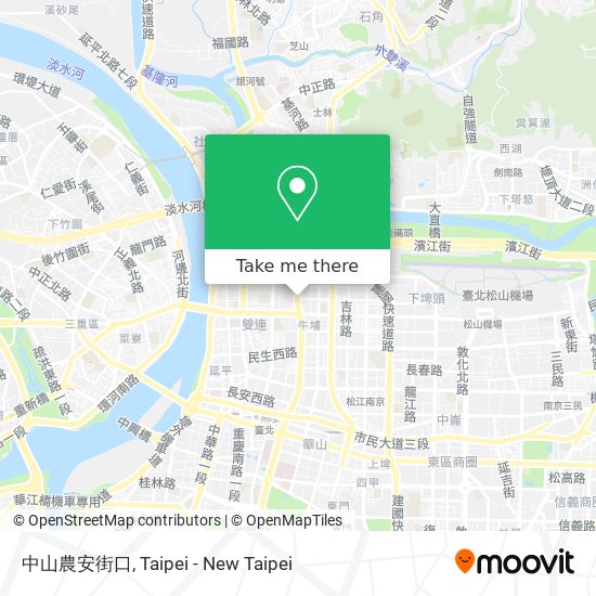 中山農安街口 map