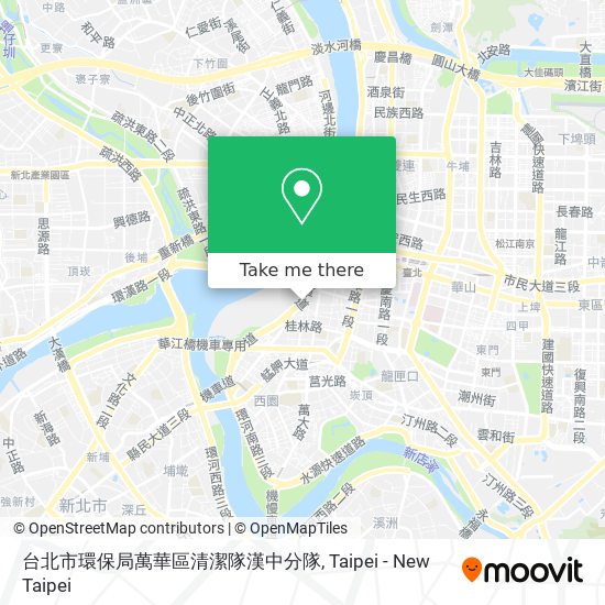 台北市環保局萬華區清潔隊漢中分隊 map