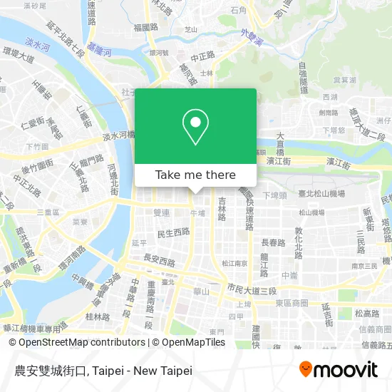 農安雙城街口地圖
