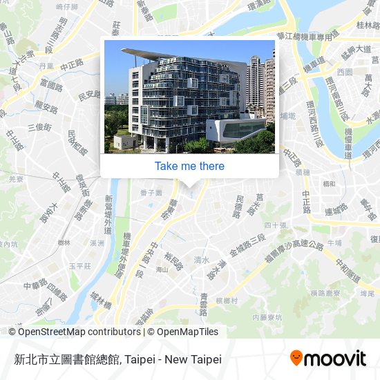 新北市立圖書館總館地圖