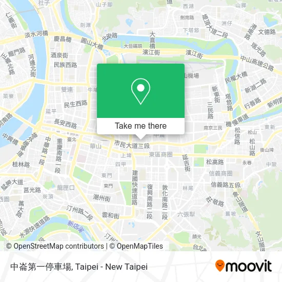 中崙第一停車場 map