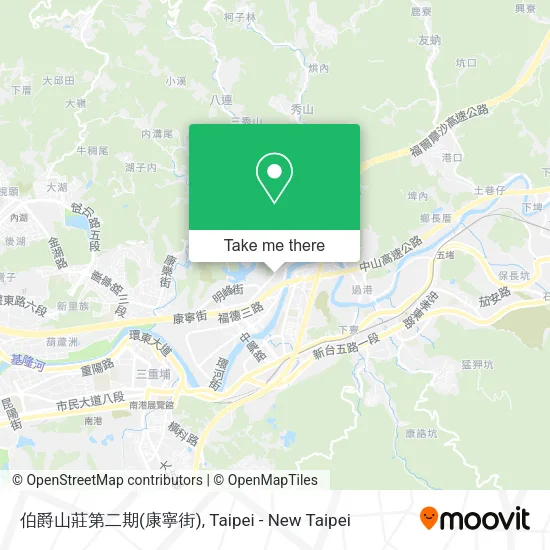 伯爵山莊第二期(康寧街) map