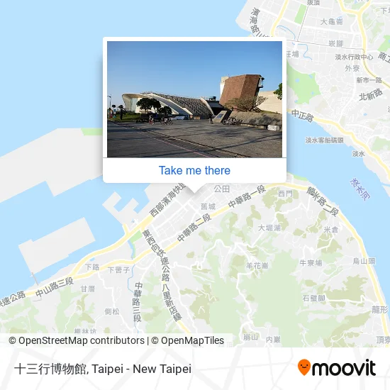 十三行博物館 map