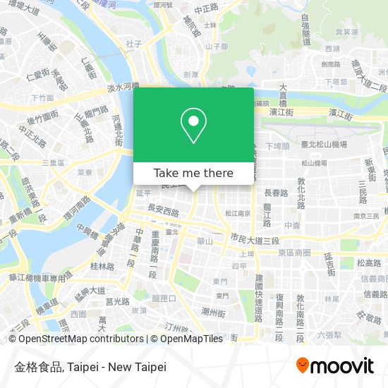 金格食品 map