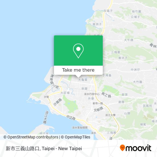 新市三義山路口 map