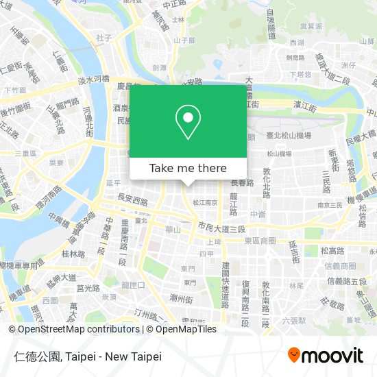 仁德公園 map