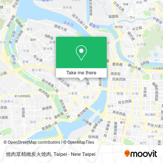 燒肉眾精緻炭火燒肉地圖