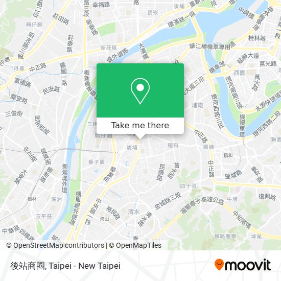 後站商圈 map