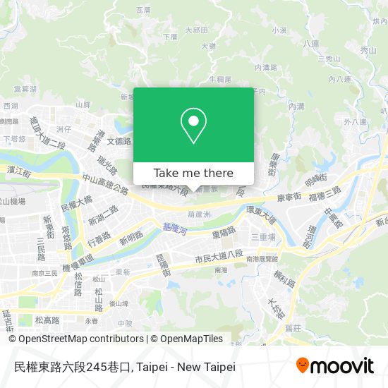 民權東路六段245巷口 map