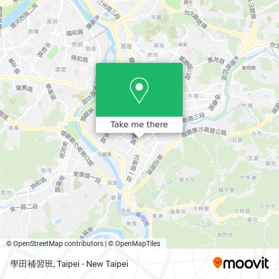 學田補習班地圖