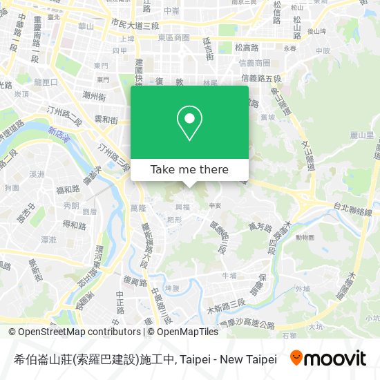 希伯崙山莊(索羅巴建設)施工中 map