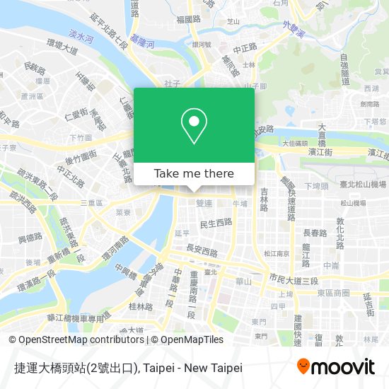 捷運大橋頭站(2號出口) map