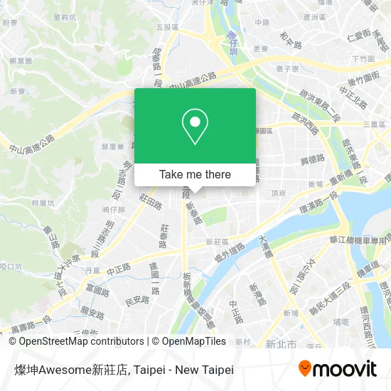 燦坤Awesome新莊店 map