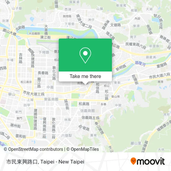 市民東興路口地圖