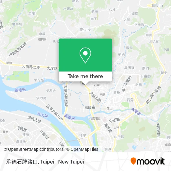 承德石牌路口地圖