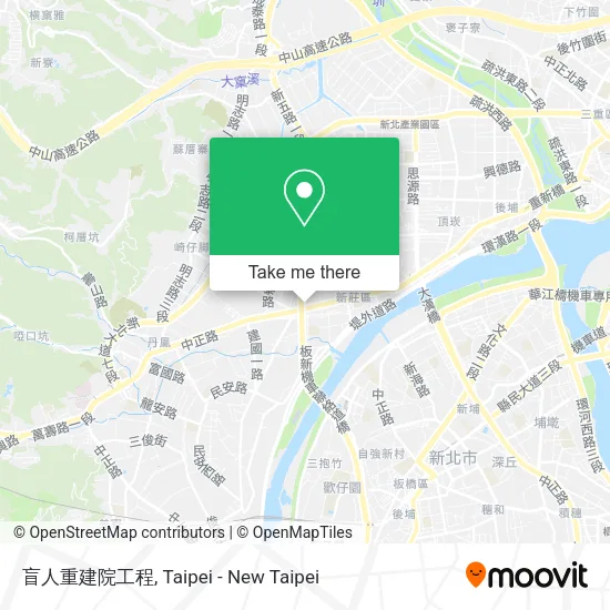 盲人重建院工程地圖