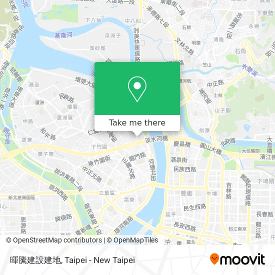 暉騰建設建地 map
