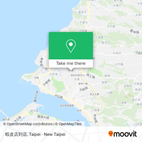 蝦皮店到店 map
