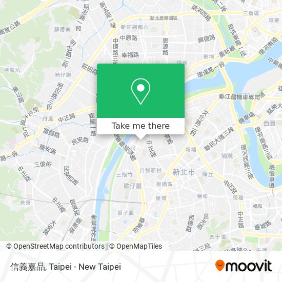 信義嘉品 map