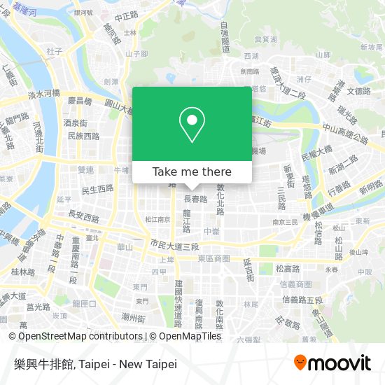 樂興牛排館 map