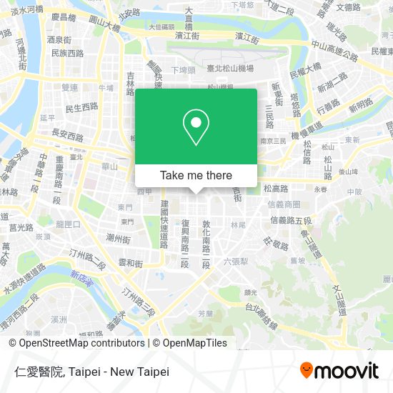 仁愛醫院地圖