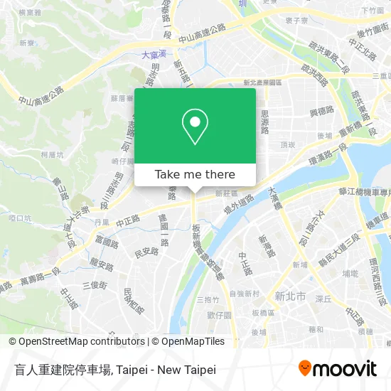 盲人重建院停車場地圖