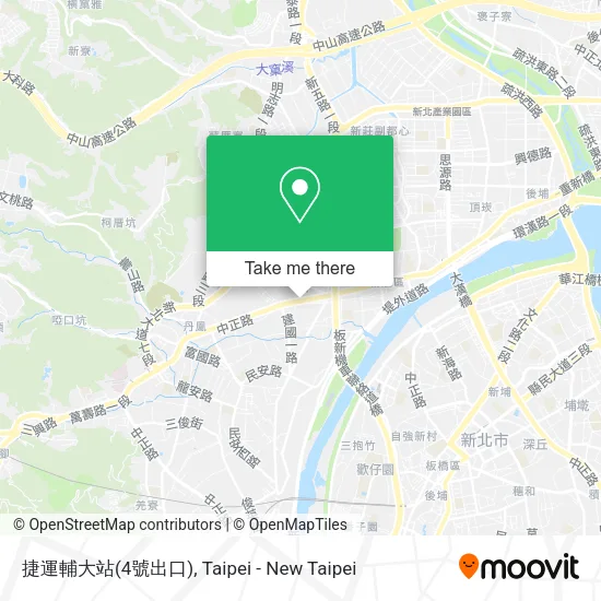 捷運輔大站(4號出口)地圖