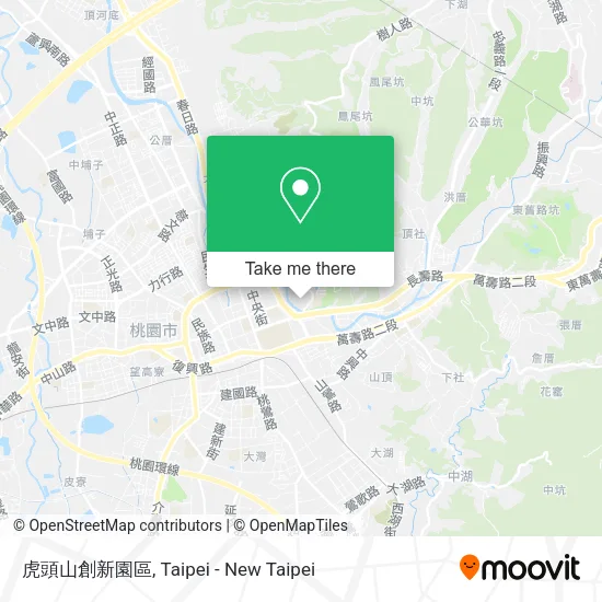 虎頭山創新園區地圖