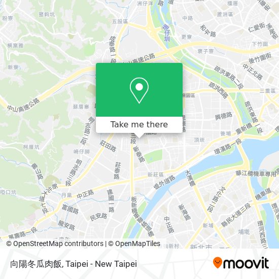 向陽冬瓜肉飯地圖