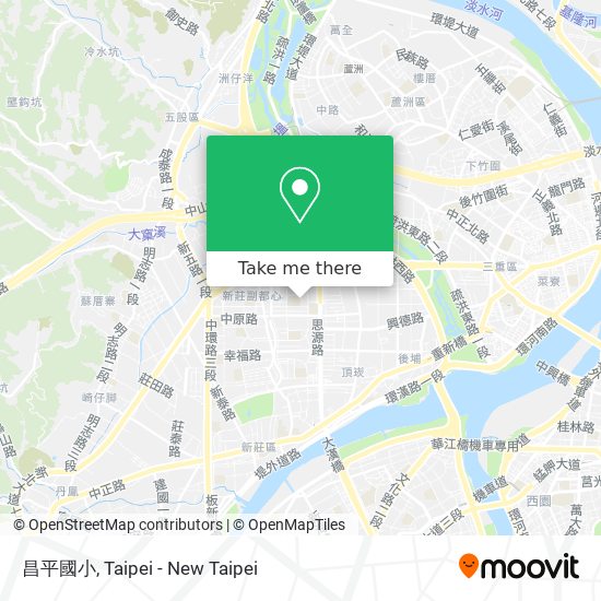 昌平國小 map