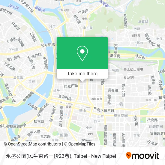 永盛公園(民生東路一段23巷)地圖