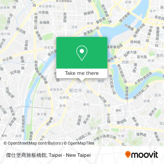 傑仕堡商旅板橋館 map
