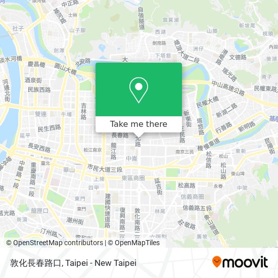 敦化長春路口 map