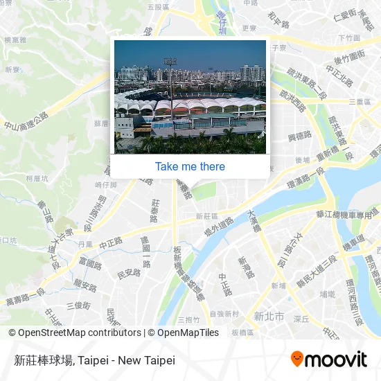 新莊棒球場地圖
