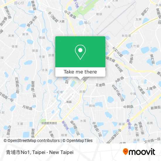 青埔市No1 map